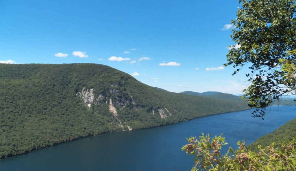 Majestic views from Mount Pisgah's Pulpit Rock. Explore this and many other hiking and biking trails in the Kingdom's Trail Vt. system.